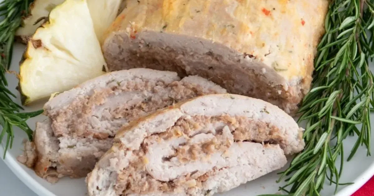 Experiência Culinária: Rocambole Suíno ao Molho de Abacaxi Picante