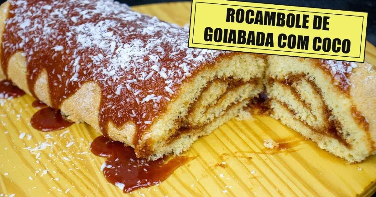 Meu Segredo Culinário: Rocambole de Goiabada e Coco Irresistível