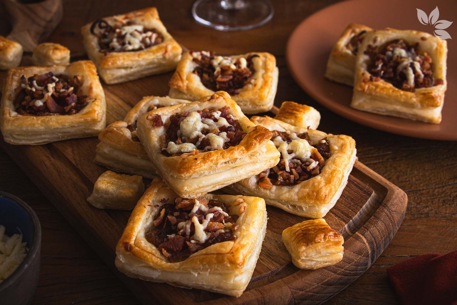 Descobrindo sabores: a inigualável tortinha de cebola e bacon