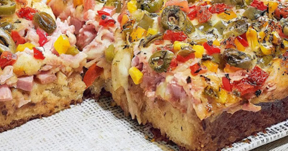 Descobri o segredo da Torta de Presunto e Muçarela Incomparável