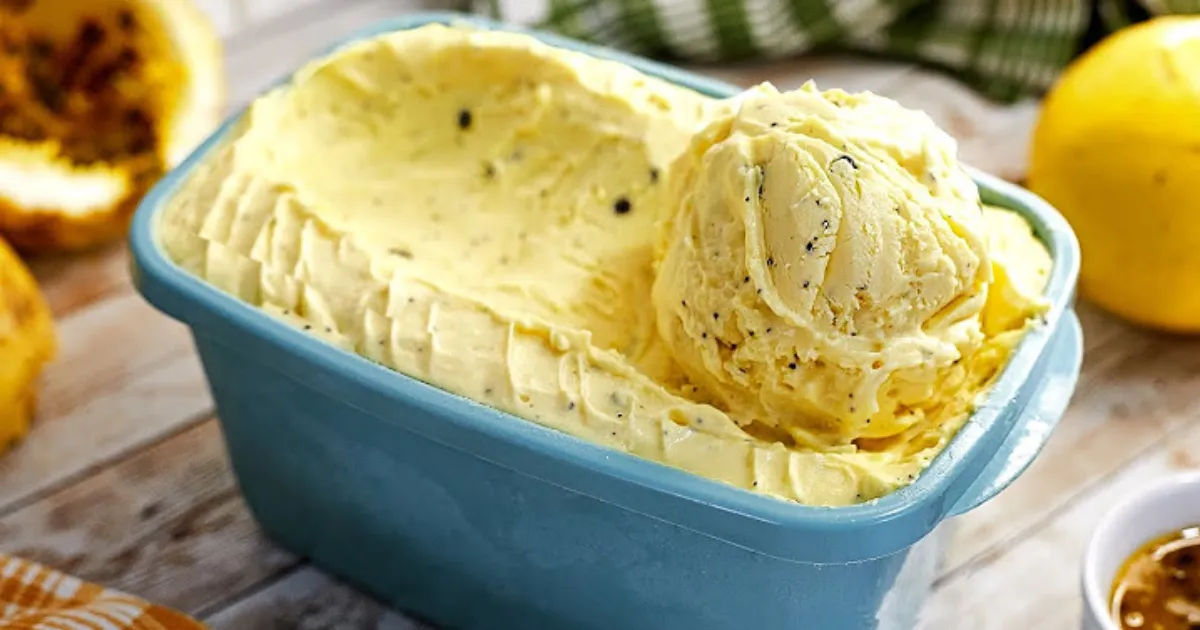 Descobrindo o Sabor do Verão: Meu Sorvete Caseiro de Maracujá