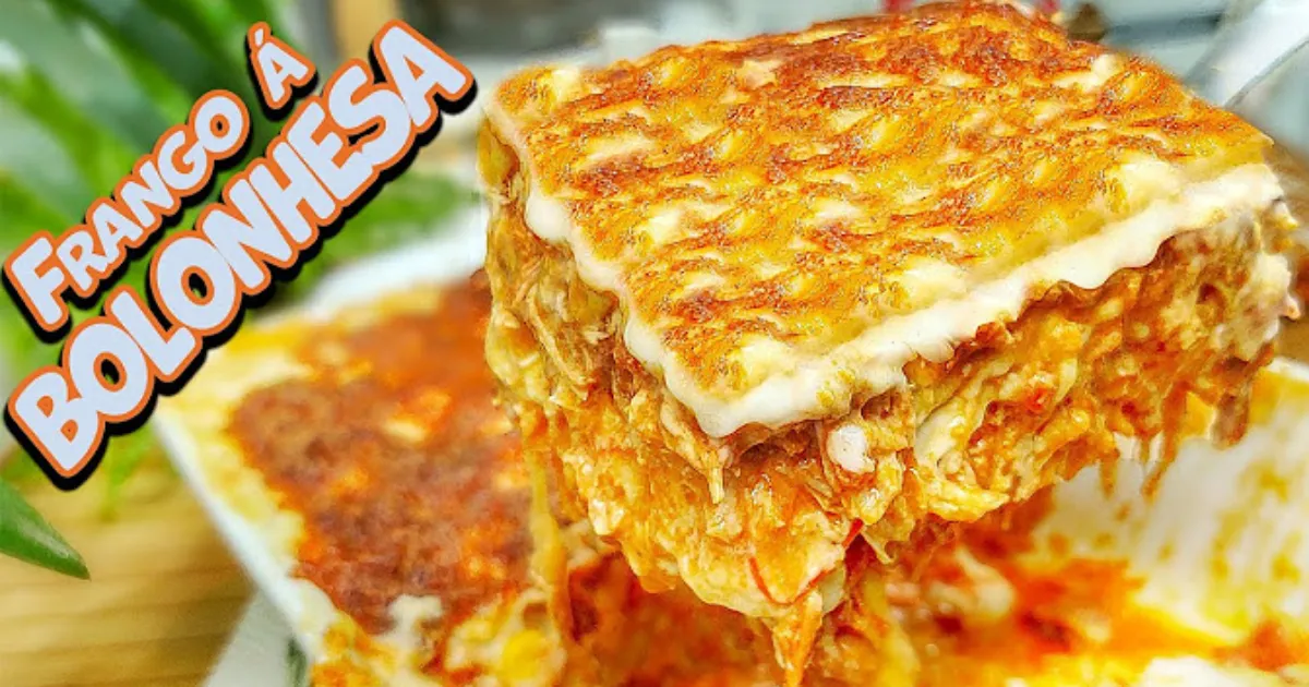 Descobri a Lasanha de Frango à Bolonhesa e fiquei encantado!