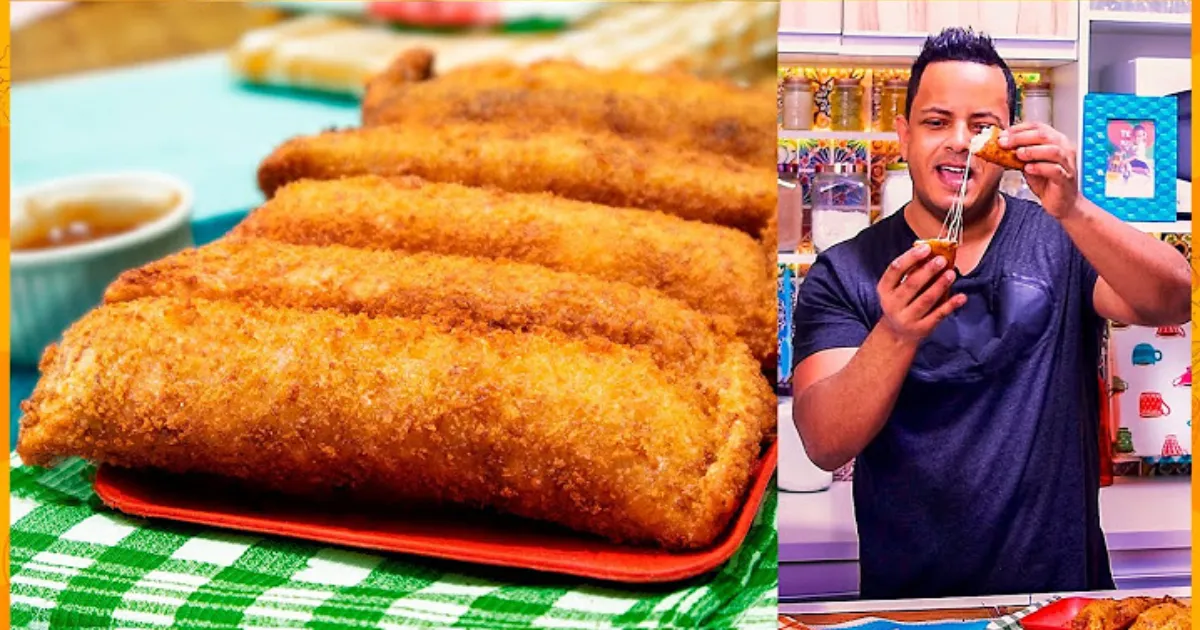 Descobri o Salgado de 3 Ingredientes que Qualquer Um Faz!