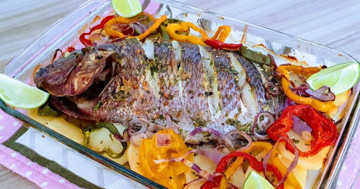 Minha experiência preparando a mais suculenta Tilápia Assada