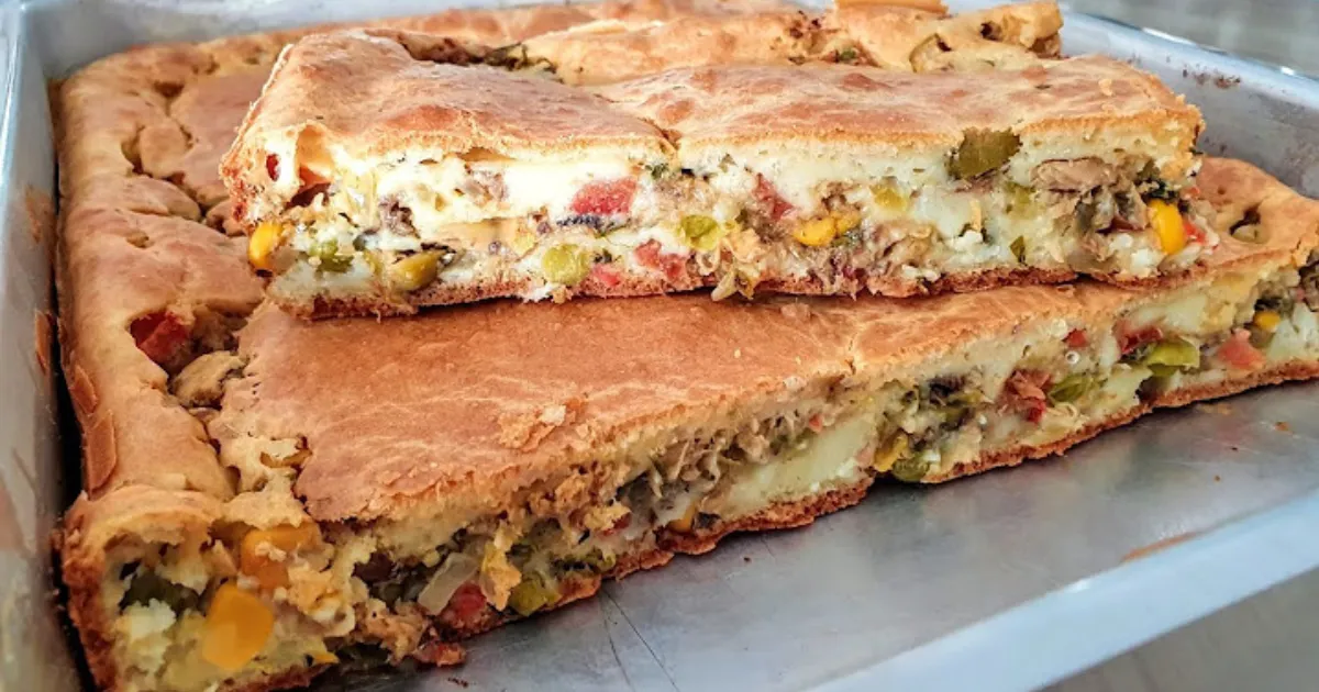 Minha Experiência Preparando a Prática Torta de Sardinha de Liquidificador