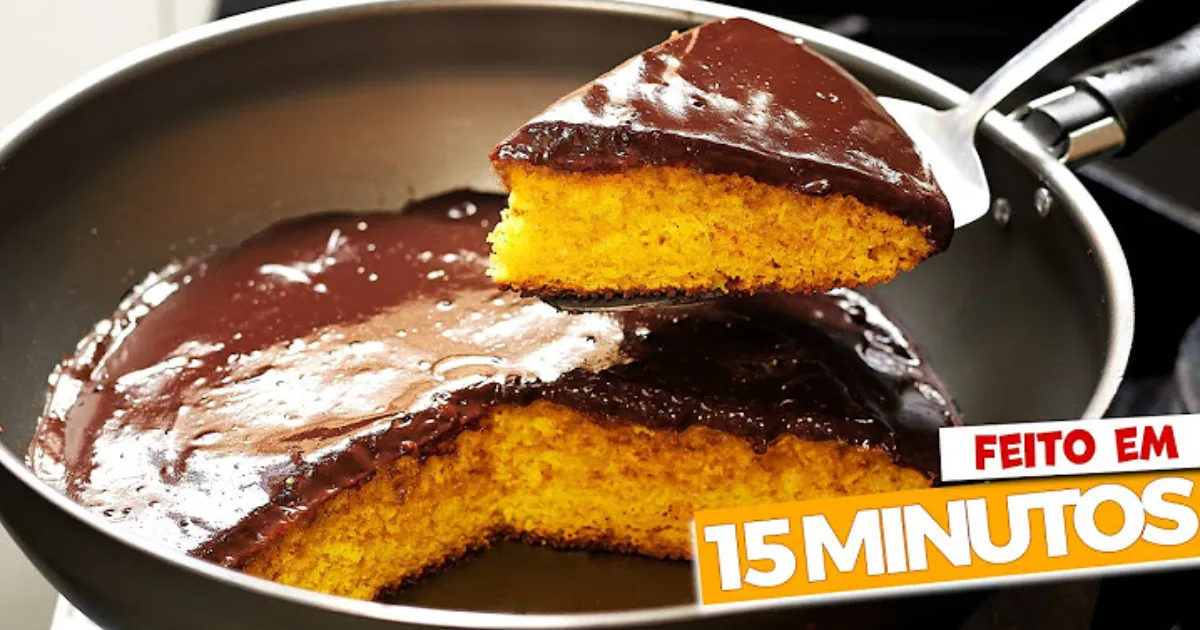 Descobri o segredo: Bolo de panela, uma delícia pronta em 15 minutos!