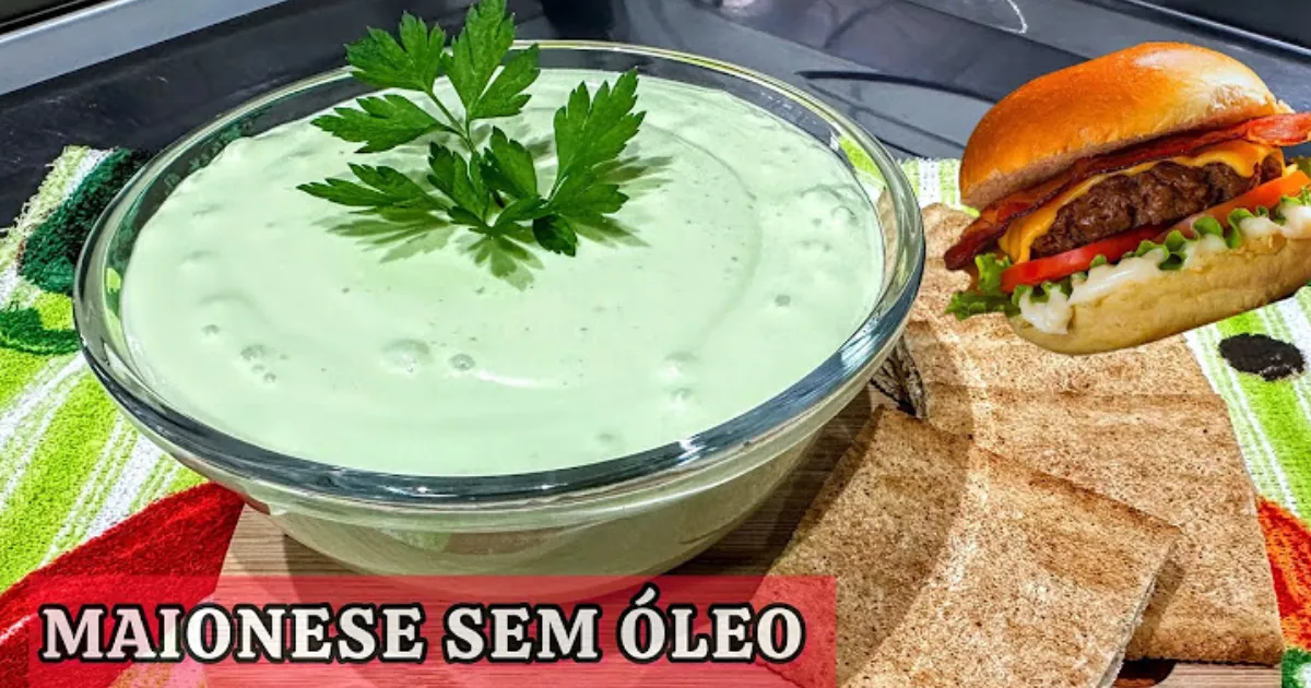 Descobri o Segredo da Maionese Caseira Leve e Deliciosa Sem Óleo!