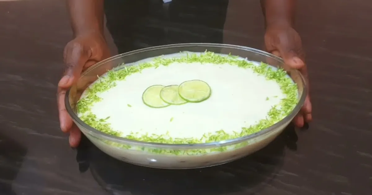 Como eu preparei um delicioso pavê de limão em minutos!