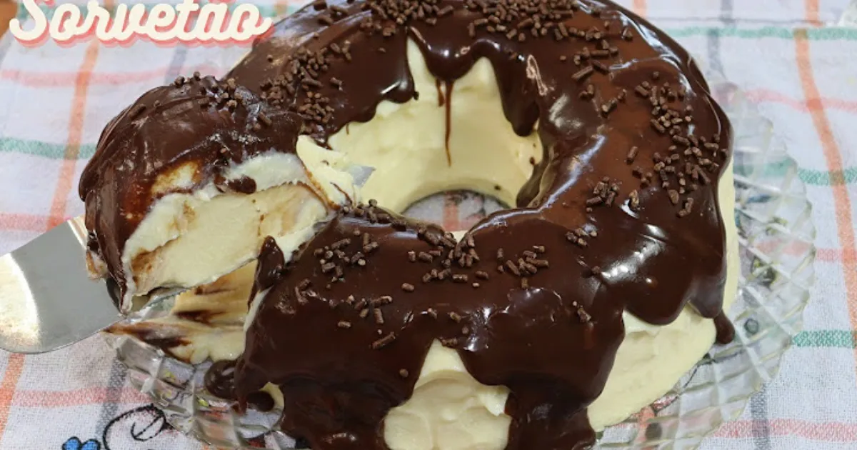 Descobri o segredo do Sorvetão Cremoso, uma sobremesa de dar água na boca!