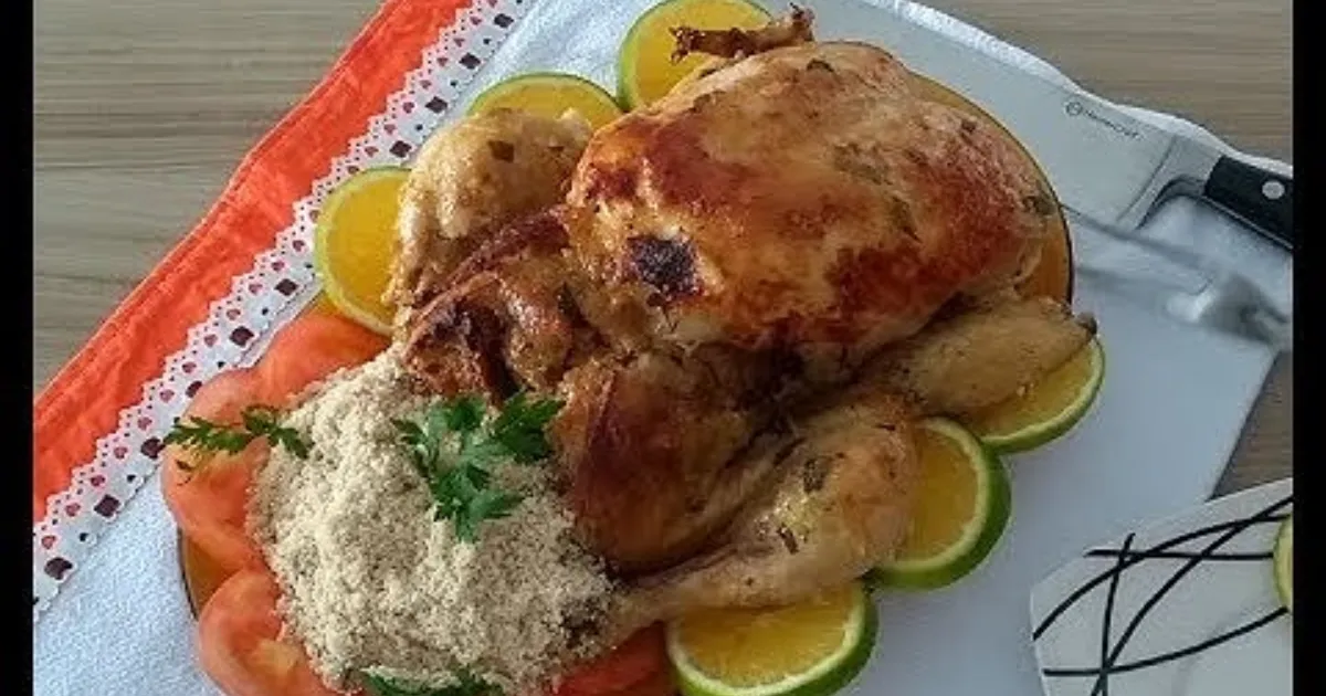 O dia em que decidi inovar na cozinha: Frango Assado com Laranja
