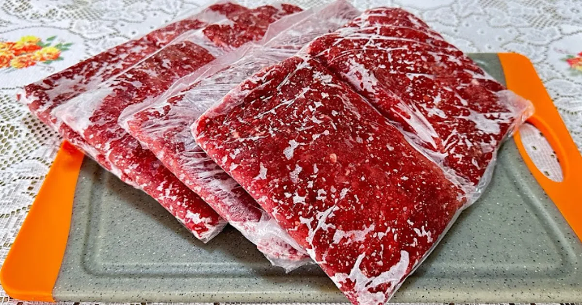 Descobri o jeito mais eficaz de congelar e descongelar carne moída!