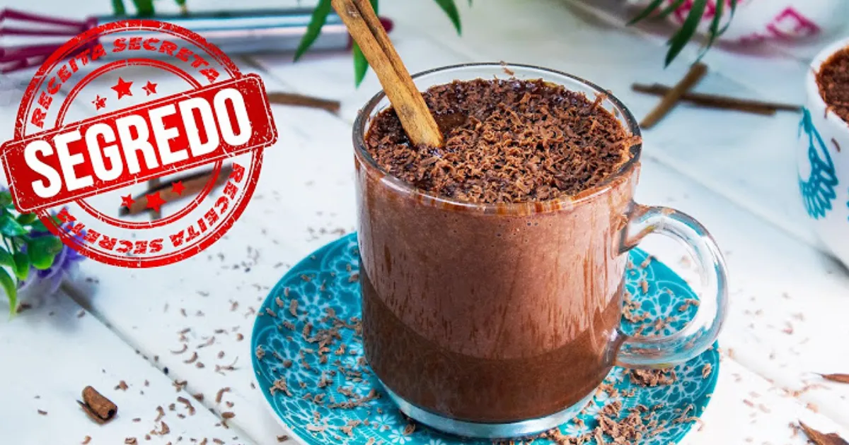 Finalmente Revelei o Segredo do Chocolate Quente Cremoso Irresistível!
