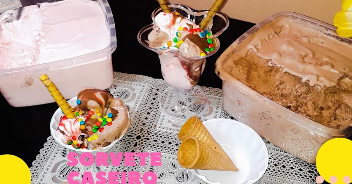 Minha tarde refrescante: como fiz 6 litros de sorvete caseiro cremoso