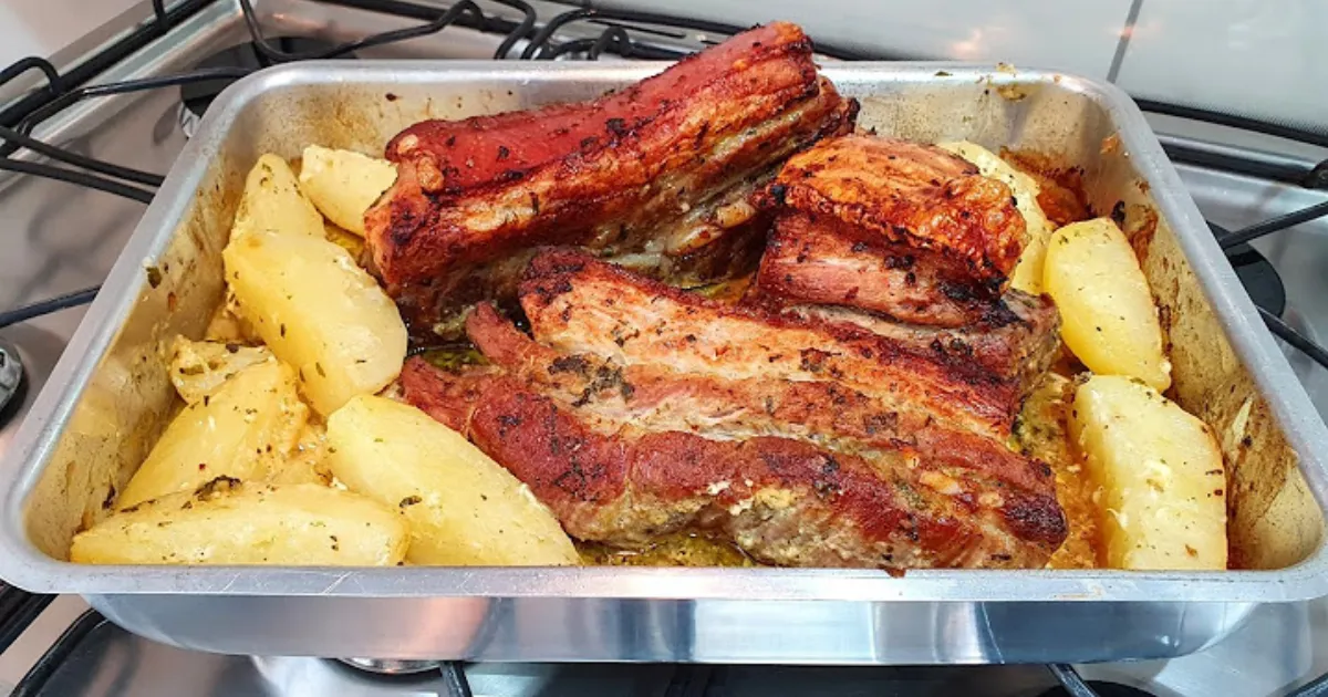 Descobrindo Sabores: Minha Receita Secreta de Costelinha de Porco Assada
