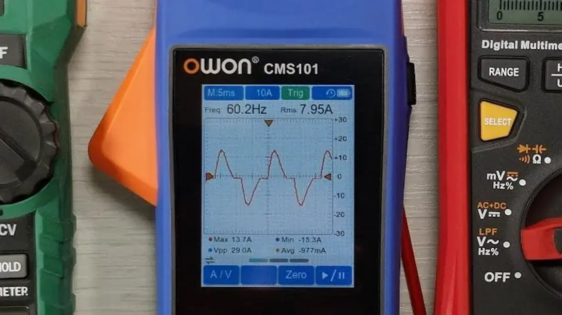Receita de Alicate Amperímetro com Osciloscópio e Bluetooth Owon CMS101
