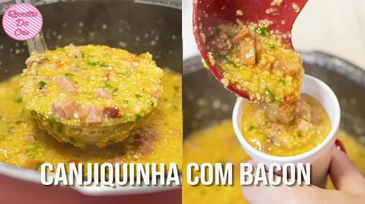 Receita de Canjiquinha de Milho com Bacon: Pronta em 10 Minutos e Deliciosa!