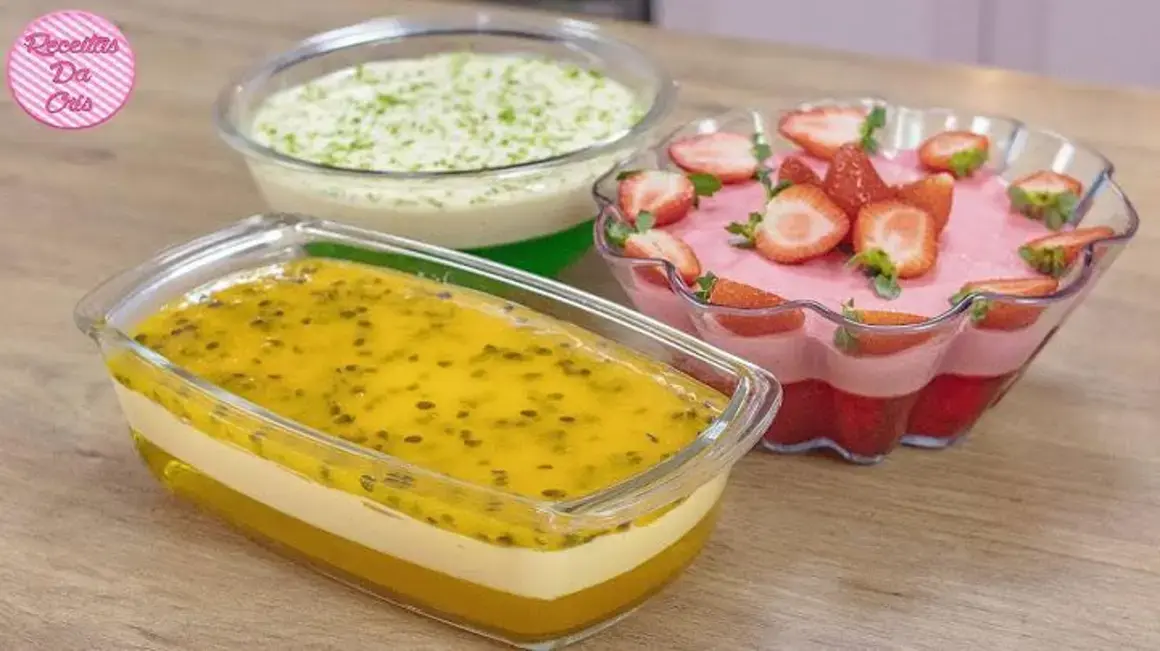 Receita de Gelatina com Mousse: Uma Deliciosa Sobremesa Para Encantar o Paladar