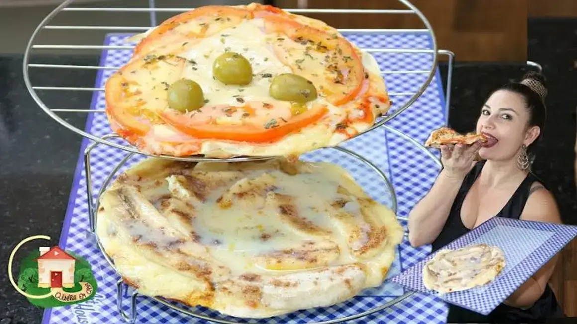 Receita de Massa Diferente para Pizza Caseira com Apenas Um Ingrediente Simples