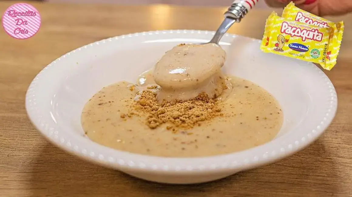 Receita de Mingau de Paçoquinha Para Aquecer Seu Inverno de Forma Prática e Rápida