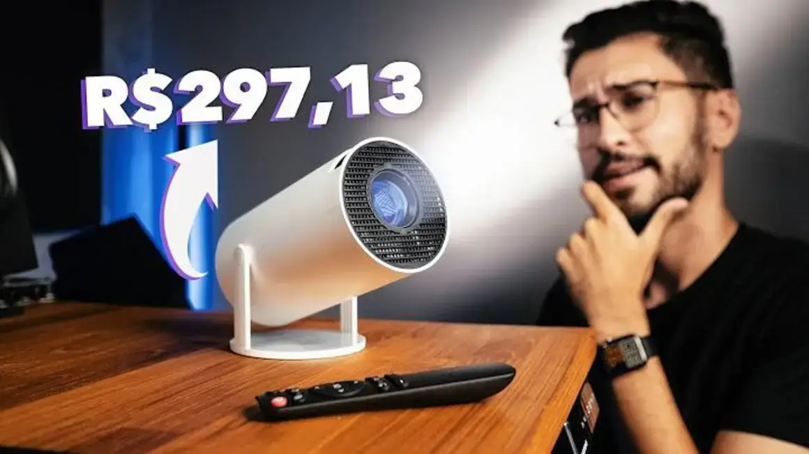 Receita de Mini Projetor: Por Que Estou Adorando o Magcubic HY300 Baratinho?