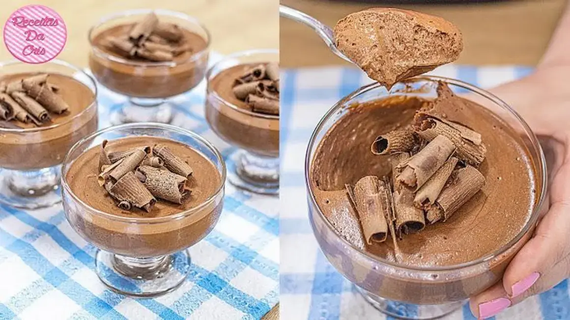 Receita de Mousse de Chocolate: Fácil e Rápido para Deleitar-se Com Sabor