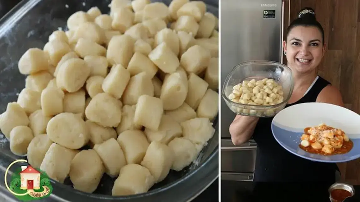 Receita de Nhoque com Massa de Batata Sem Gosto de Farinha de Trigo Deliciosa