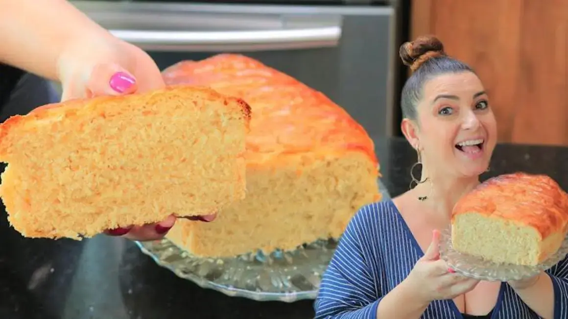 Receita de Pão Caseiro apenas com Água e Farinha: Fofinho e Sem Ovos