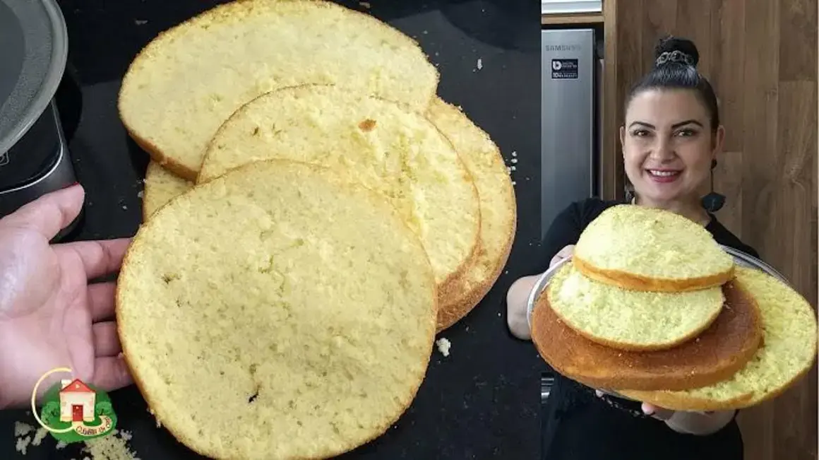 Receita de Pão de Ló Profissional de Laranja: Massa Muito Leve e Saborosa