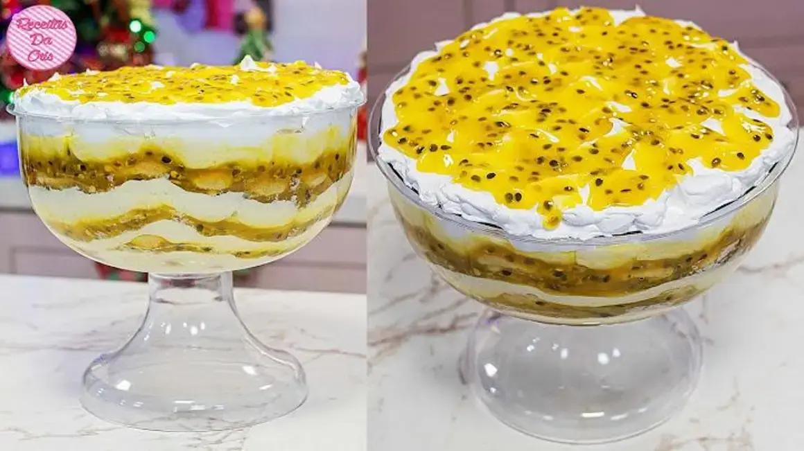 Receita de Pavê de Maracujá na Taça: Uma Sobremesa Fácil para o Natal