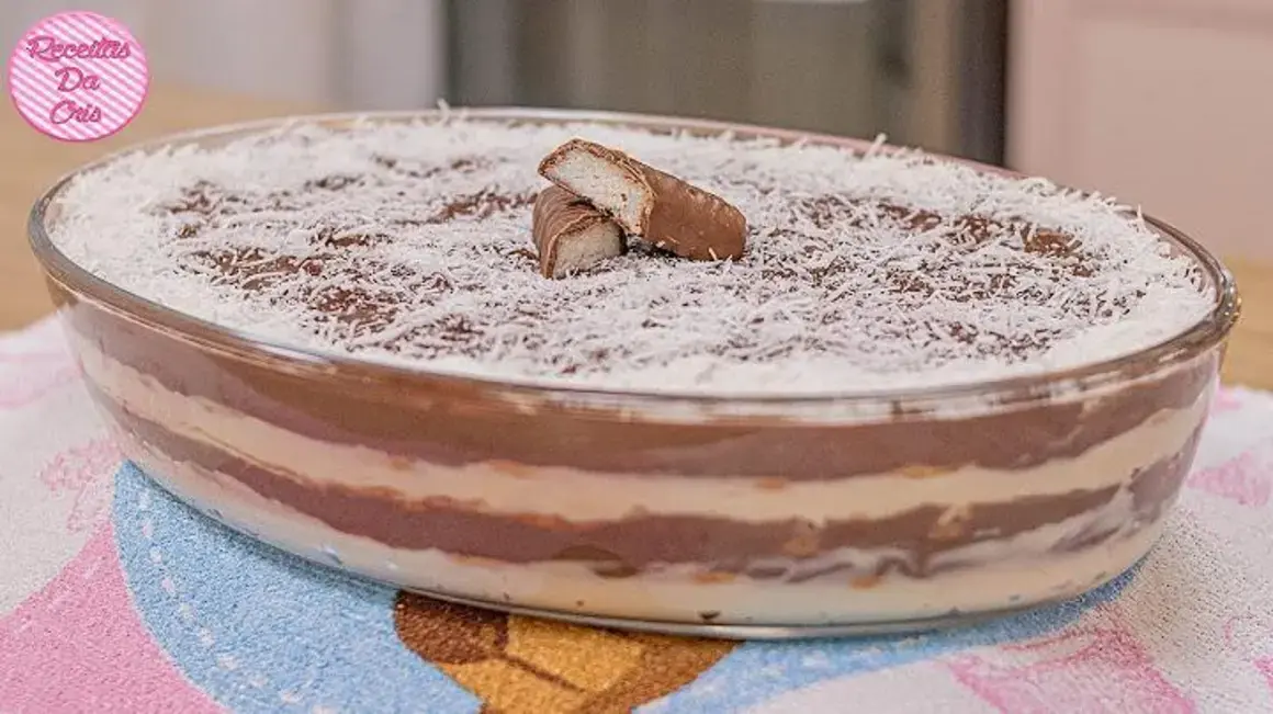 Receita de Pavê de Prestígio Fácil para Celebrar o Dia dos Pais com Sabor