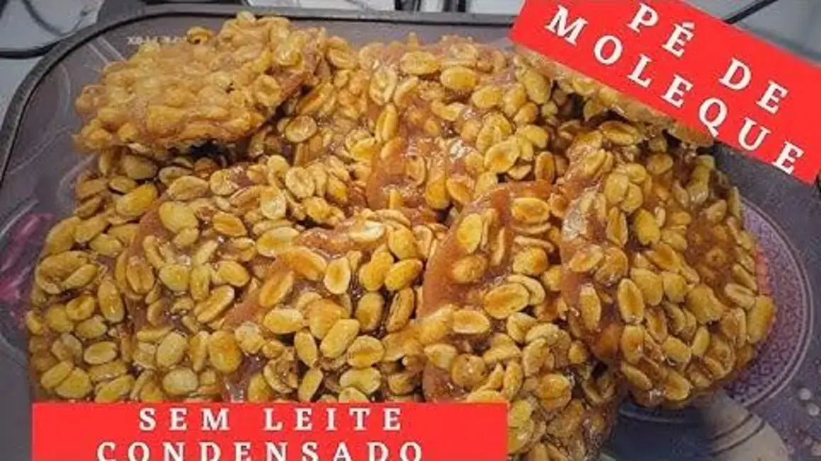 Receita de Pé de moleque sem leite condensado que fica pronto em poucos minutos