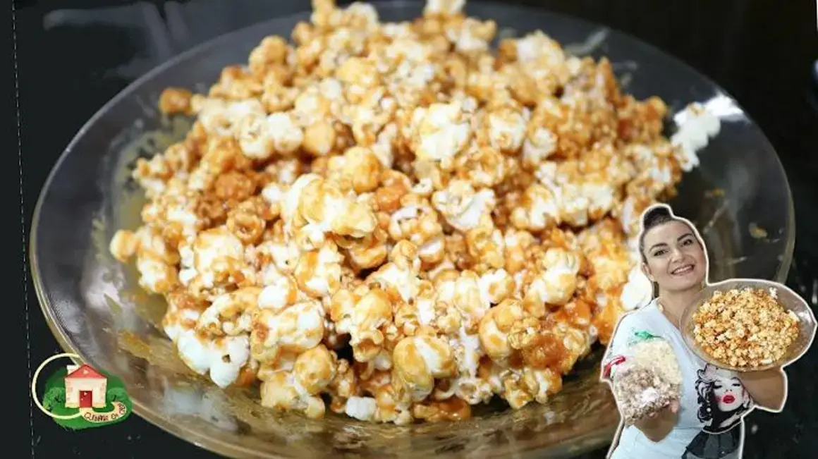 Receita de Pipoca com Caramelo Igual do Mercado: Aprenda a fazer em casa!