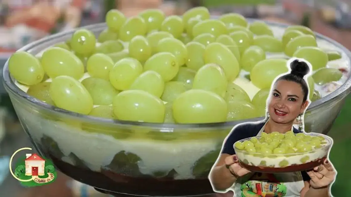 Receita de Sobremesa de Uva: Aprenda a Fazer Essa Deliciosa e Cremosa Receita