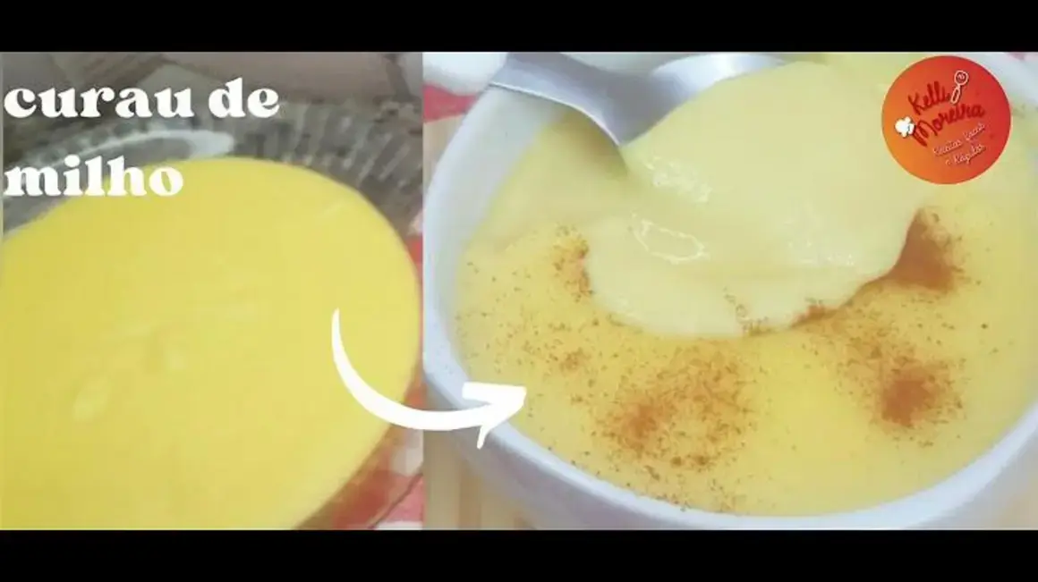 Receita de Curau de milho cremoso de latinha: Aprenda a fazer essa sobremesa fácil e rápida.