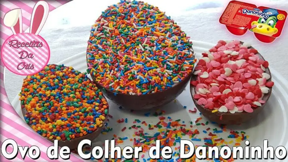 Receita de Ovo de Colher de Danoninho Caseiro para a Páscoa Deliciosa e Especial