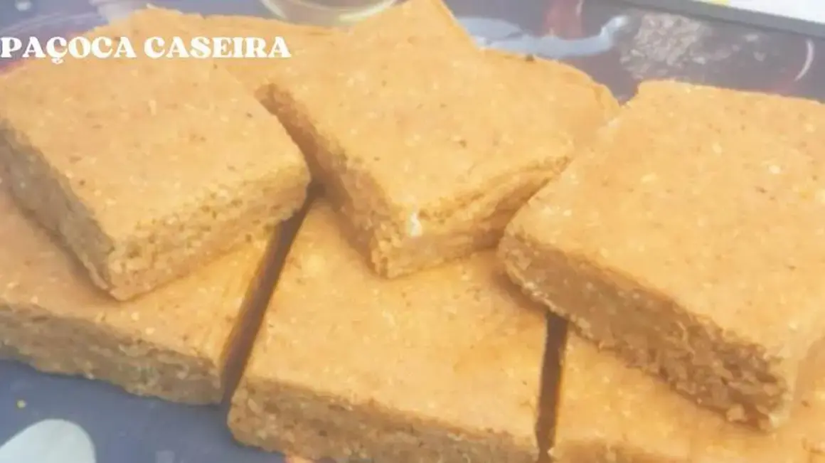 Receita de paçoca caseira com 3 ingredientes: aprenda a fazer essa delícia fácil!
