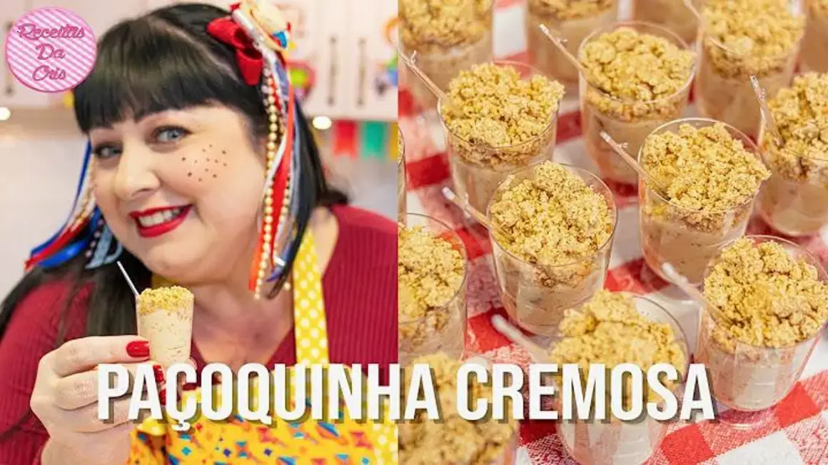 Receita de Paçoquinha Cremosa no Copinho Para Celebrar a Festa Junina com Sabor