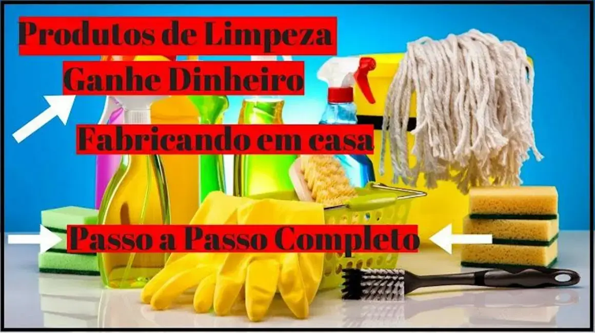 Receita de Produtos de Limpeza Caseiros Para Ganhar Mais de 3 Mil Por Mês