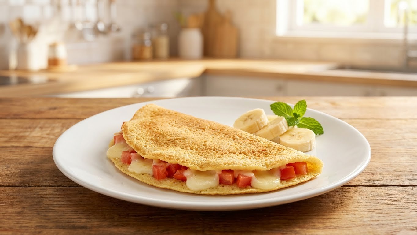 Crepioca Saudável para Café da Manhã Leve e Rápido