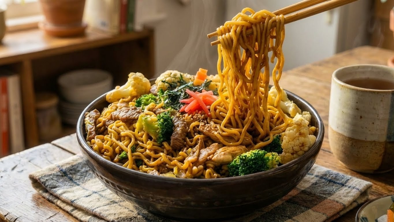 Receita de Yakisoba Tradicional: Autêntico Sabor Oriental em Casa