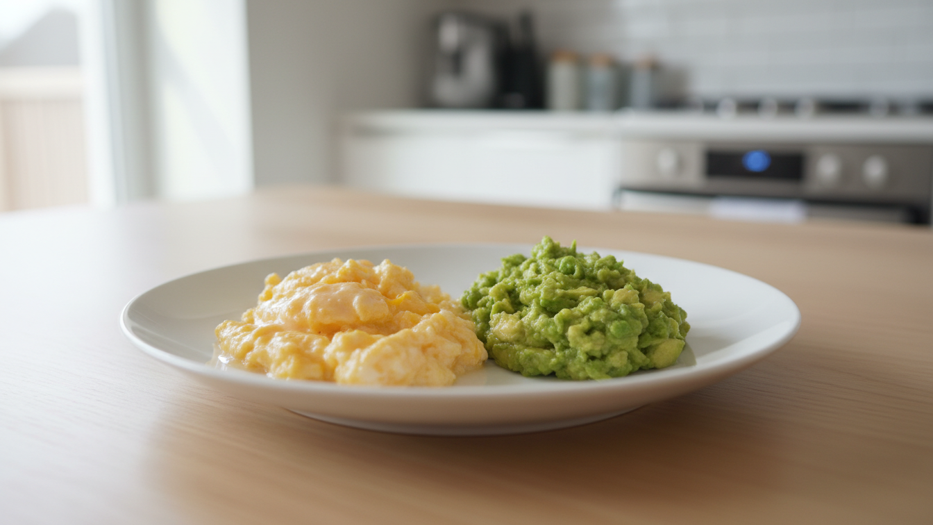 Café da Manhã Low Carb com Ovos Cremosos e Abacate