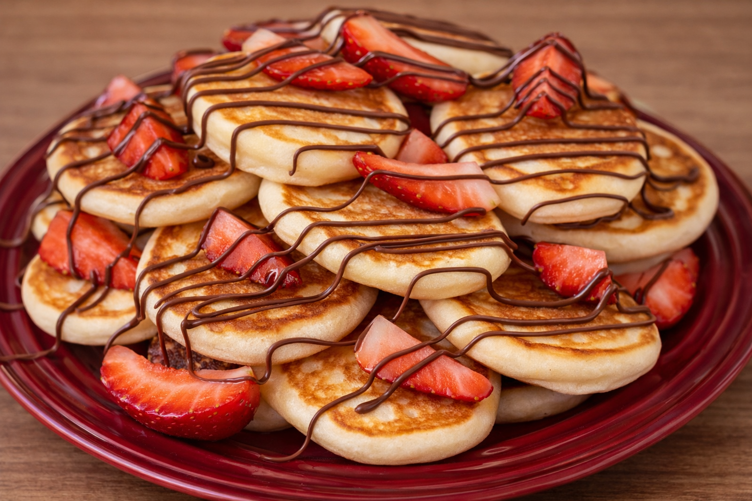 Mini Panqueca Americana Fofinha Perfeita Pro Café da Manhã