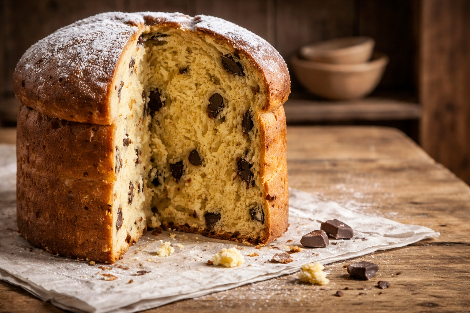 Pão Tipo Panetone Chocotone Receita Fácil